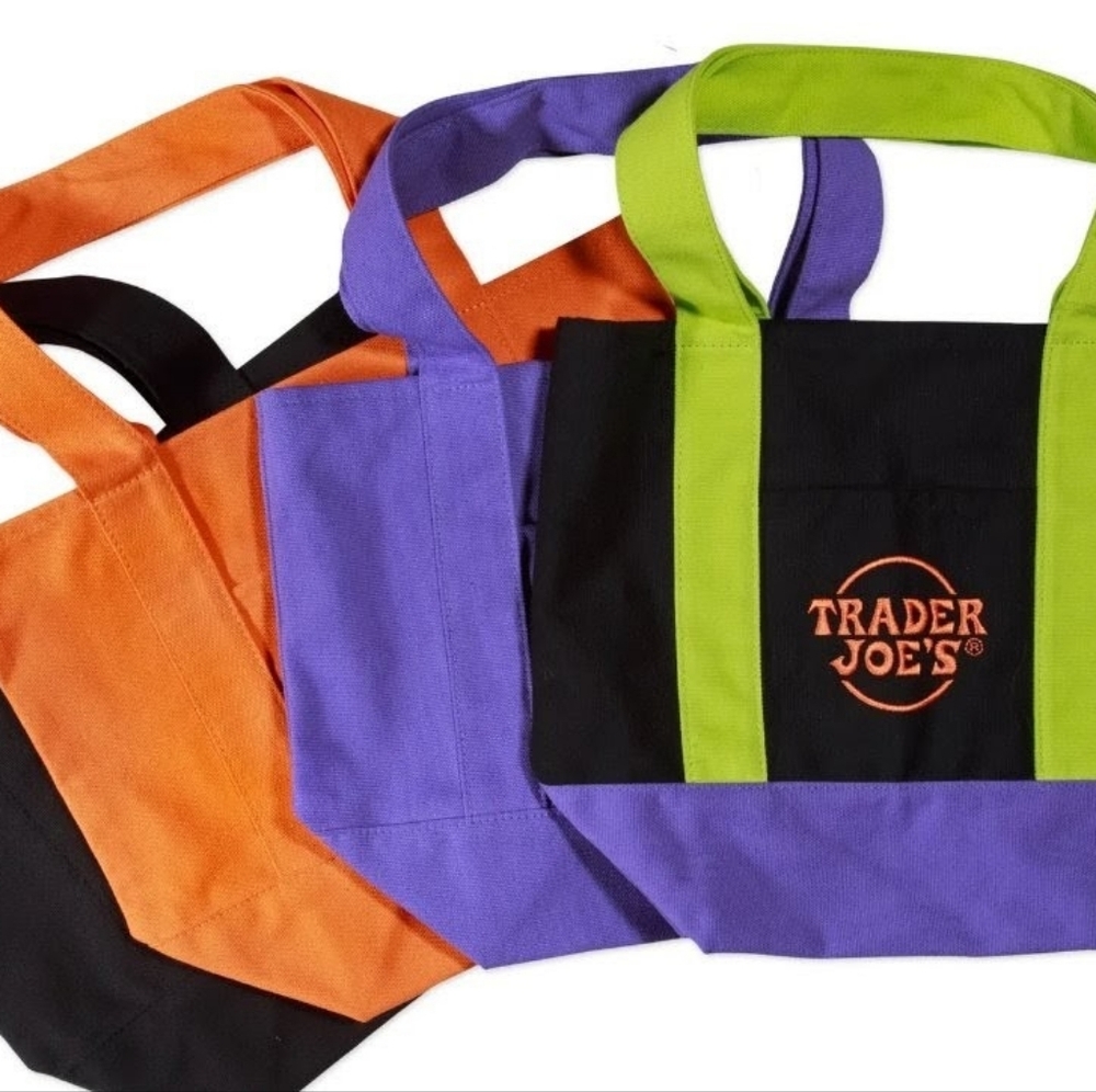 Trader Joe's Halloween Mini Tote Bags